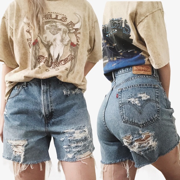 Levi's Pants - FINAL PRICE/ Levi’s 505 distressed denim cutoffs